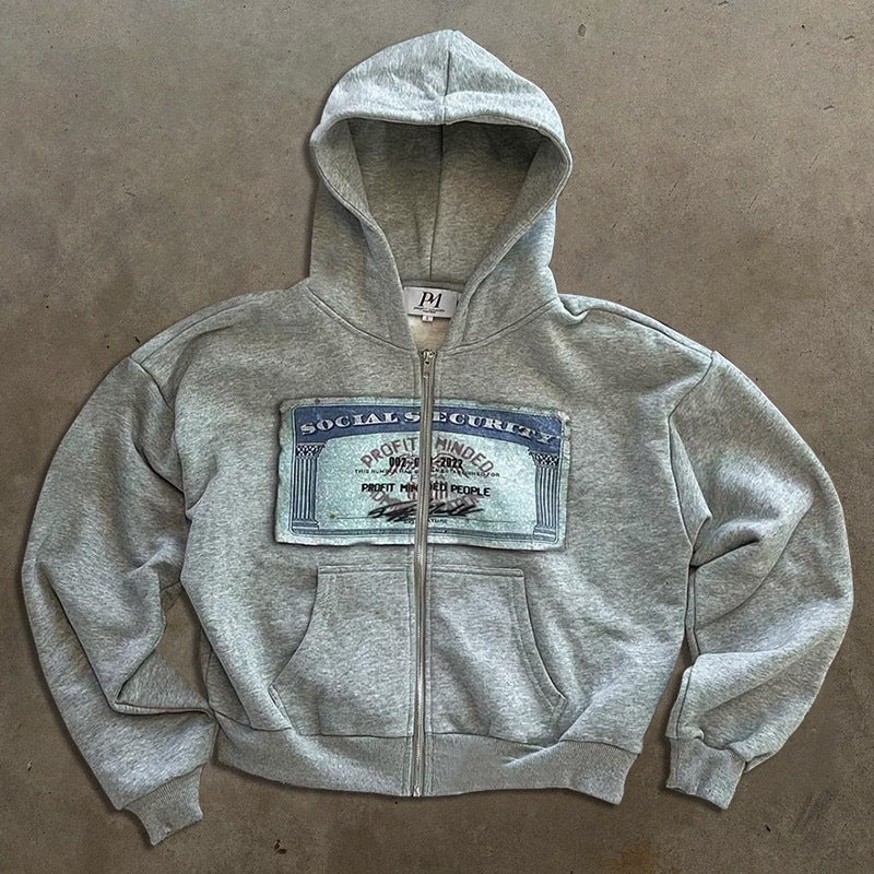 Oversized Zip Up